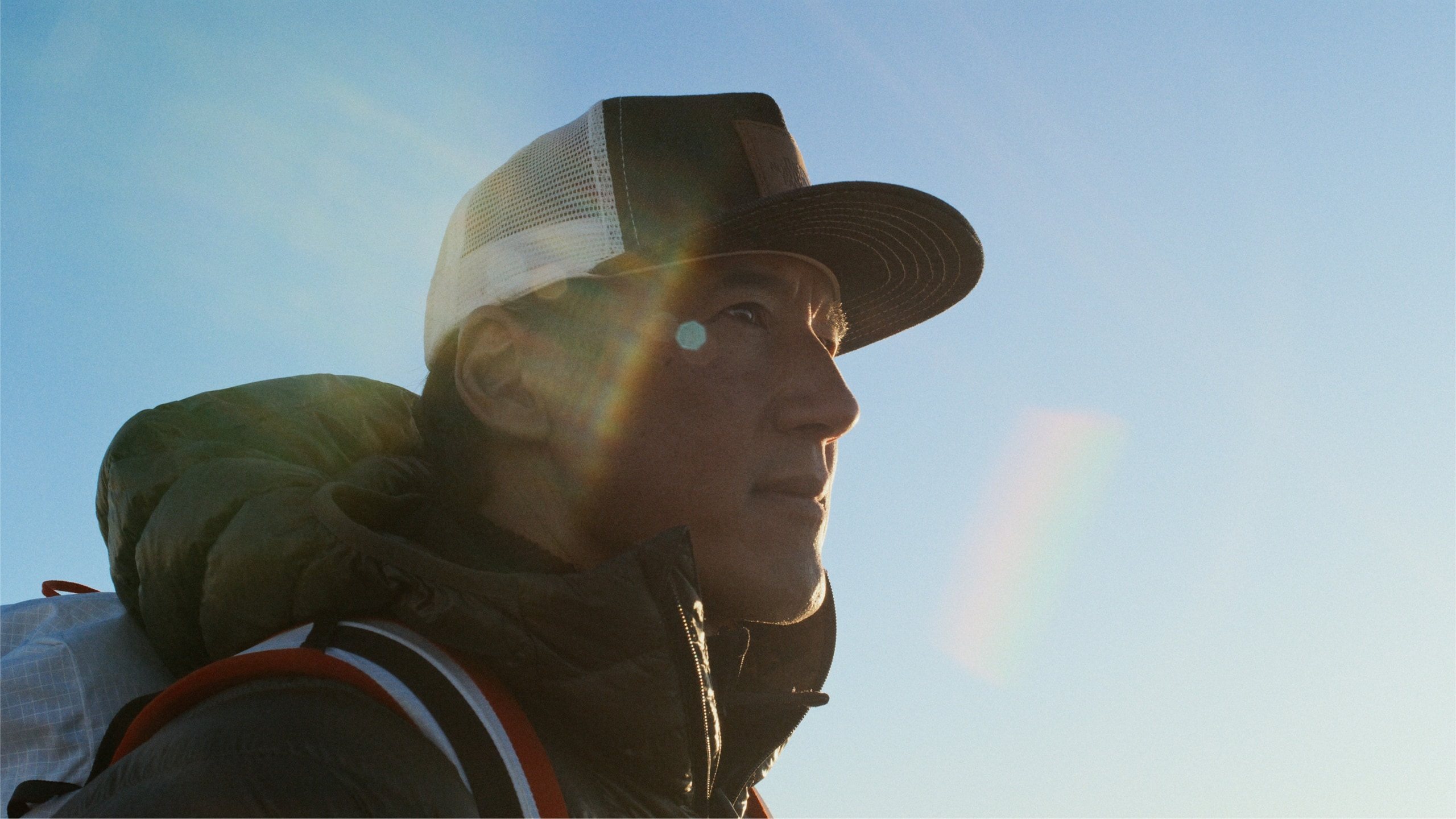 Jimmy Chin on location for the Baker Tilly film