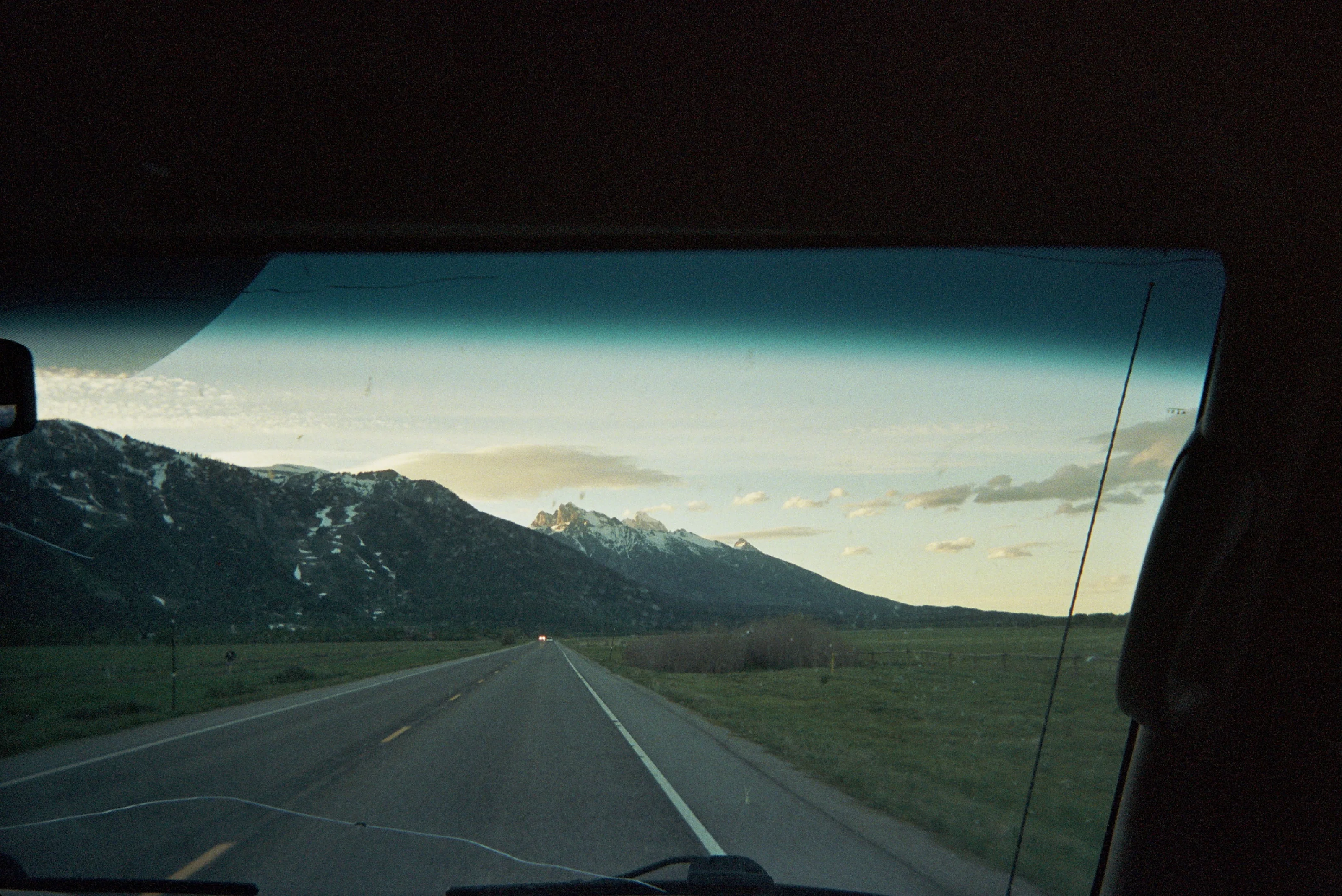 A road stretching through open country